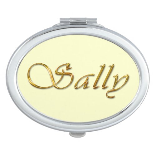SALLY Name Branded Gift for Women Compact Mirror