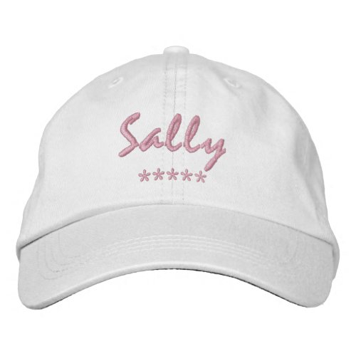 Sally Name Embroidered Baseball Cap