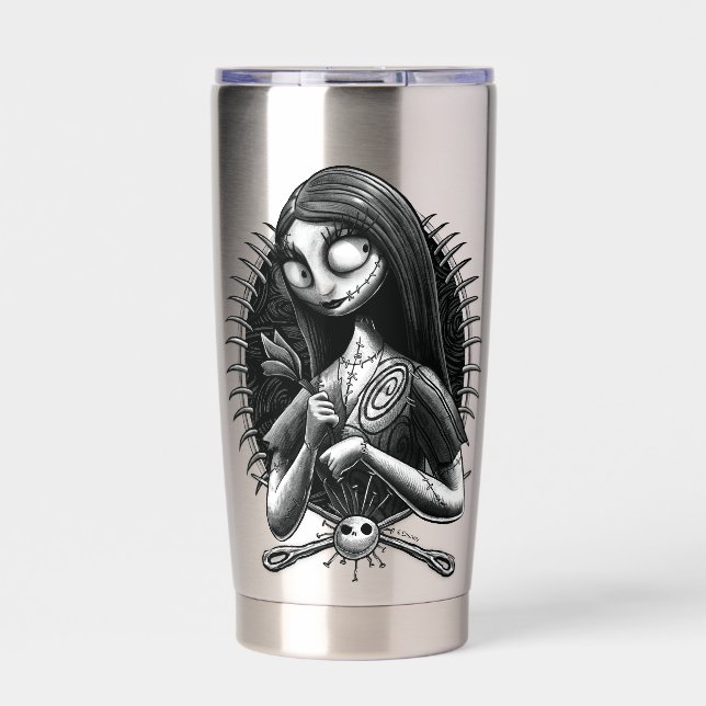 Sally | Nightmare Before Christmas Tatoo Style Insulated Tumbler (Front)