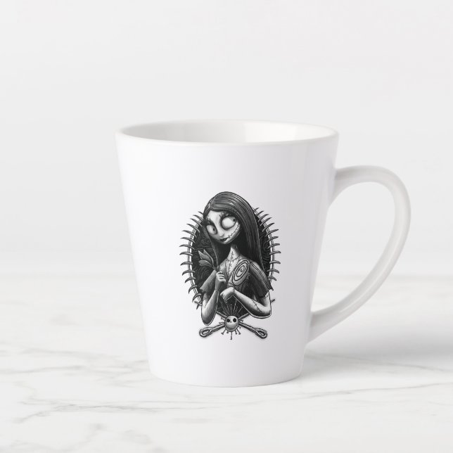 Sally | Nightmare Before Christmas Tatoo Style Latte Mug (Right)
