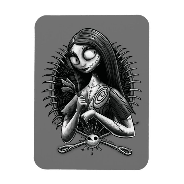 Sally | Nightmare Before Christmas Tatoo Style Magnet (Vertical)