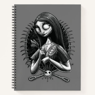 Sally Nightmare Before Christmas Tatoo Style Notebook