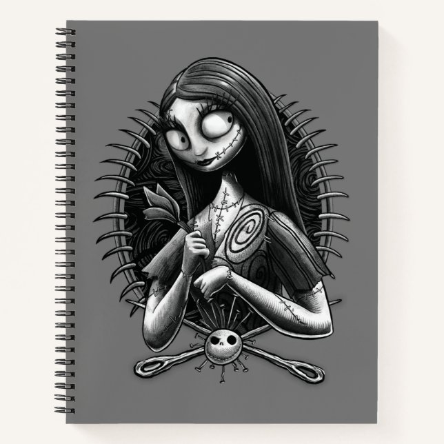 Sally | Nightmare Before Christmas Tatoo Style Notebook (Front)