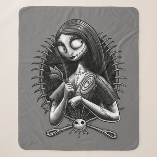 Sally | Nightmare Before Christmas Tatoo Style Sherpa Blanket