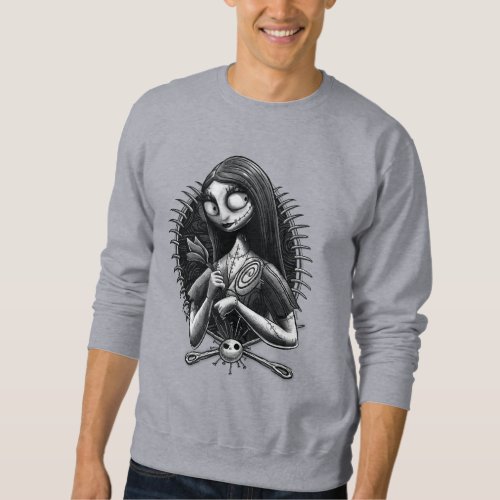 Sally  Nightmare Before Christmas Tatoo Style Sweatshirt