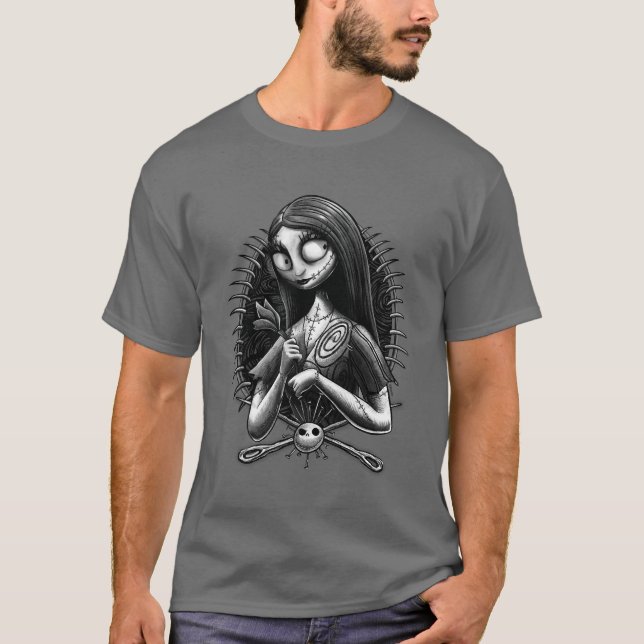 Sally | Nightmare Before Christmas Tatoo Style T-Shirt (Front)