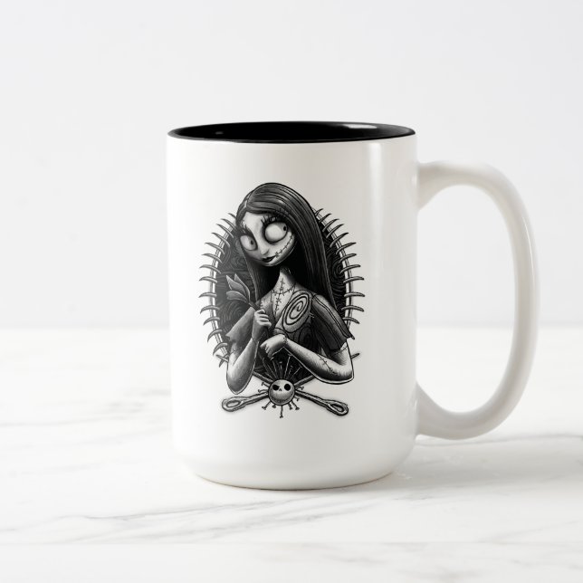 Sally | Nightmare Before Christmas Tatoo Style Two-Tone Coffee Mug (Right)