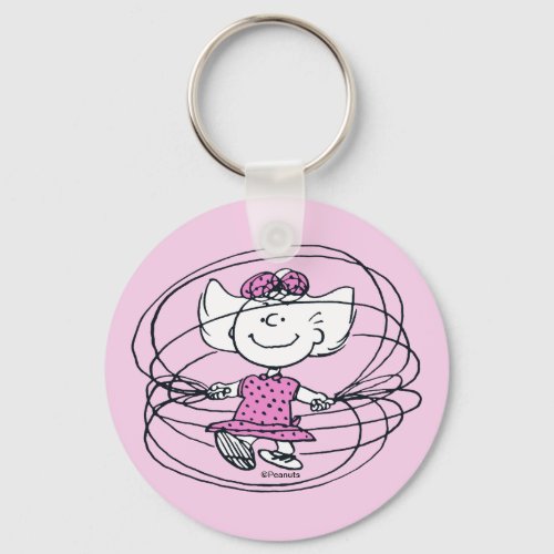 Sally Playing Jump Rope Keychain