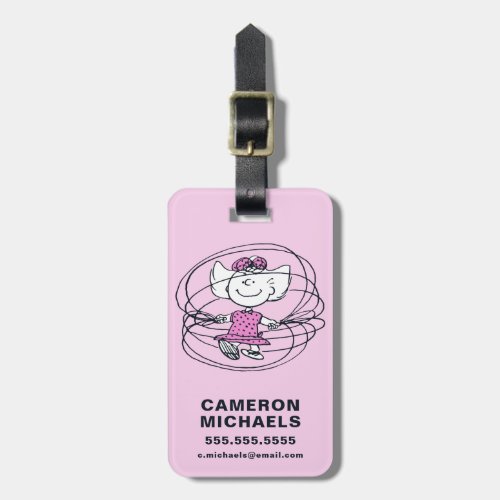 Sally Playing Jump Rope Luggage Tag