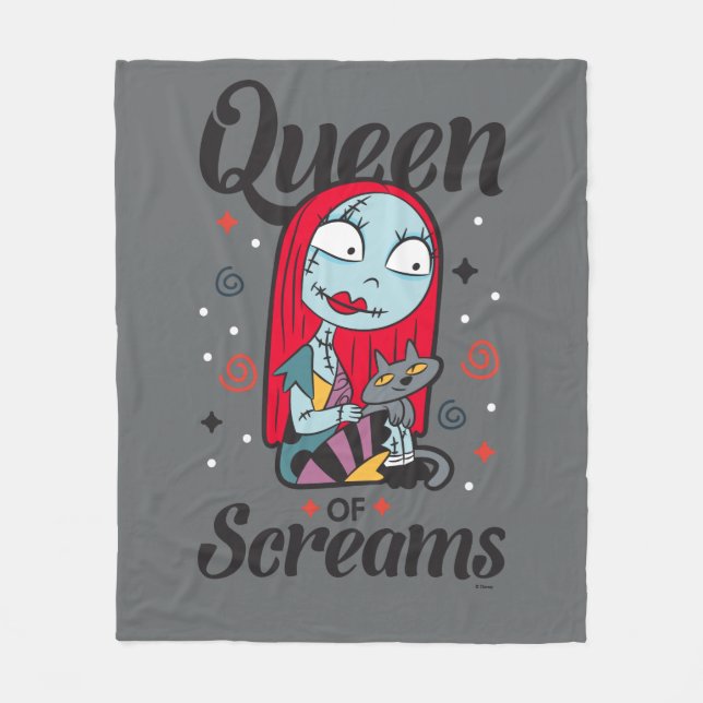 Sally | Queen of Screams Fleece Blanket (Front)