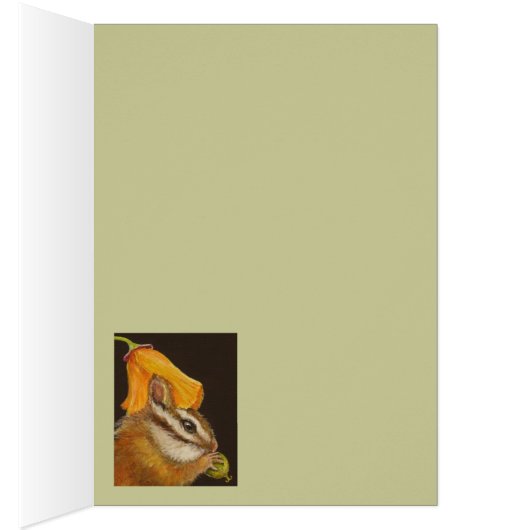 Sally the chipmunk card (Inside (Right))