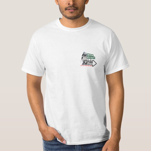 Sally The Penguin CC Around Latin America T-Shirt (Front)