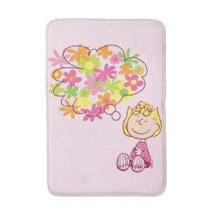 Sally Thinking of Flowers Bath Mat