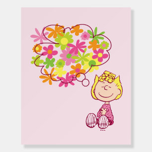 Sally Thinking of Flowers Foam Board