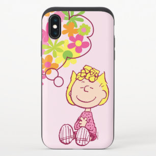 Sally Thinking of Flowers iPhone X Slider Case