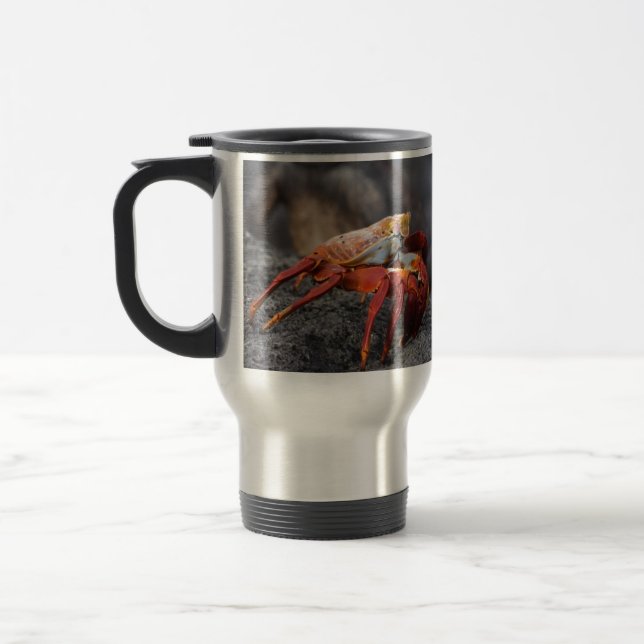 SallyLightFoot Crab Travel Mug (Left)