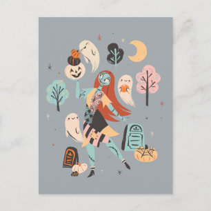 Sally's Magical Halloween Adventure Postcard