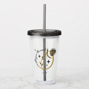 Sally's Thistle - Something In The Wind Acrylic Tumbler