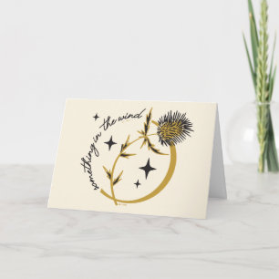 Sally's Thistle - Something In The Wind Card