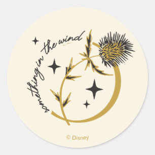 Sally's Thistle - Something In The Wind Classic Round Sticker