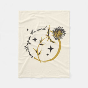 Sally's Thistle - Something In The Wind Fleece Blanket