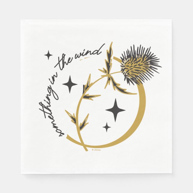 Sally's Thistle - Something In The Wind Napkins (Front)