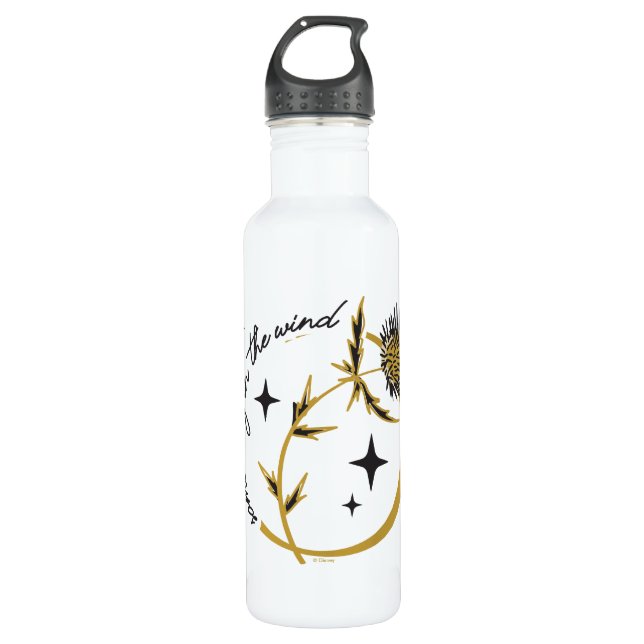 Sally's Thistle - Something In The Wind Stainless Steel Water Bottle (Front)
