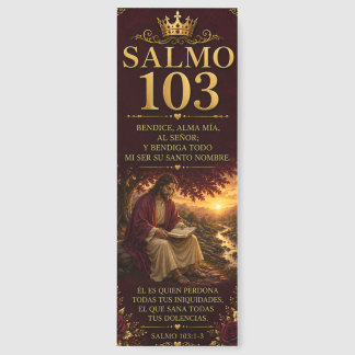 Salmo 130 Christian Bookmark
