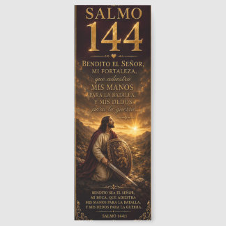 Salmo 144 Bookmark | Dios es mi fortaleza