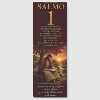 Salmo 1 Christian Bookmark