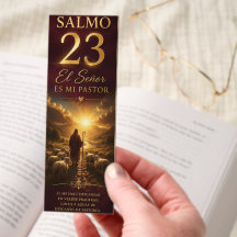 Salmo 23 Christian Bookmark | El Señor Es Mi Pasto
