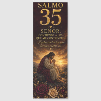 Salmo 35 Christian Bookmark