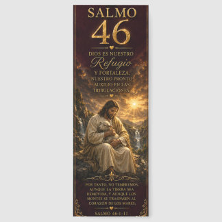 Salmo 46 Bookmark | Dios es Nuestro Refugio
