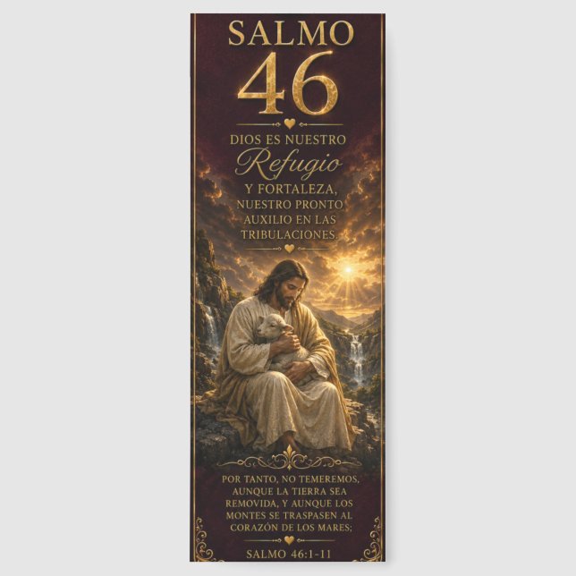 Salmo 46 Bookmark | Dios es Nuestro Refugio (Front)