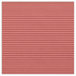 [ Thumbnail: Salmon & Brown Colored Pattern of Stripes Fabric ]