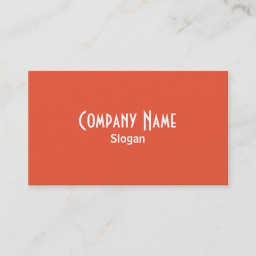 Customizable Salmon Business Card