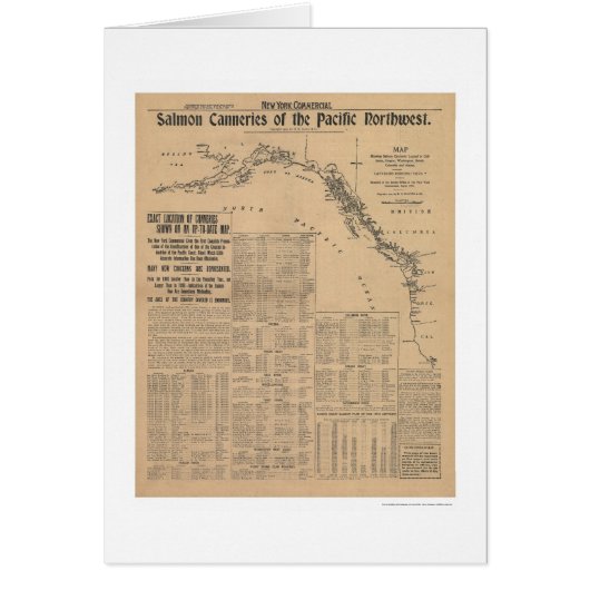 Salmon Canneries of the Pacific Northwest 1901 (Front)