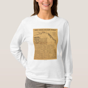 Salmon Canneries of the Pacific Northwest Map T-Shirt