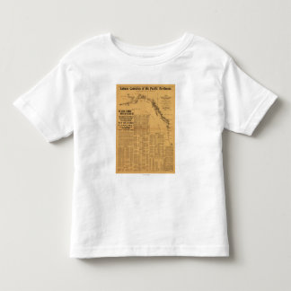 Salmon Canneries of the Pacific Northwest Map Toddler T-shirt