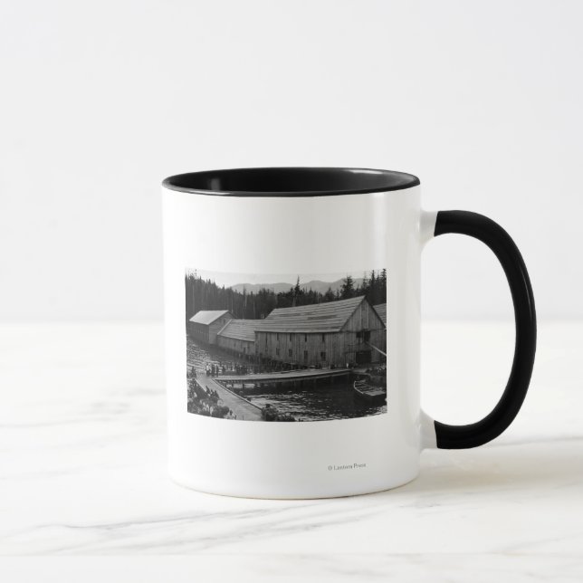 Salmon Cannery near Ketchikan, Alaska Mug (Right)