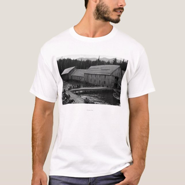 Salmon Cannery near Ketchikan, Alaska T-Shirt (Front)
