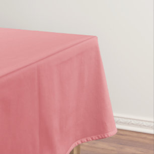 Salmon-Colored Tablecloth