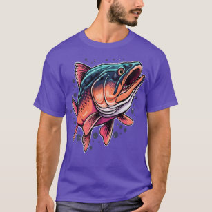 Salmon Coloring Book T-Shirt
