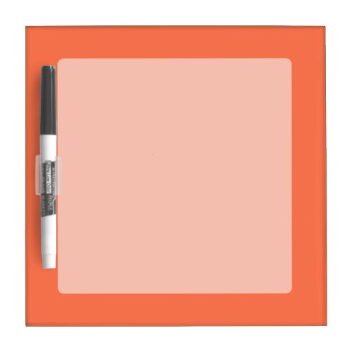 Salmon Coral Color Decor Ready to Customize Dry_Erase Board