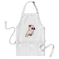 Birdorable Salmon-crested Cockatoo Apron