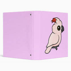 Birdorable Salmon-crested Cockatoo Avery Signature Binder 8.5x11