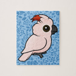 Birdorable Salmon-crested Cockatoo 8x10 Photo Puzzle with Gift Box