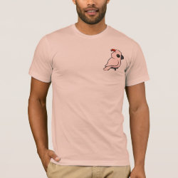 Birdorable Salmon-crested Cockatoo Men's Basic American Apparel T-Shirt