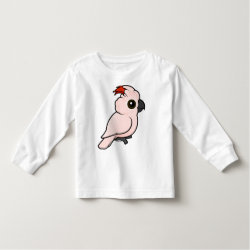 Birdorable Salmon-crested Cockatoo Toddler Long Sleeve T-Shirt