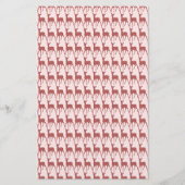 Salmon Deer Pattern Background (Front)